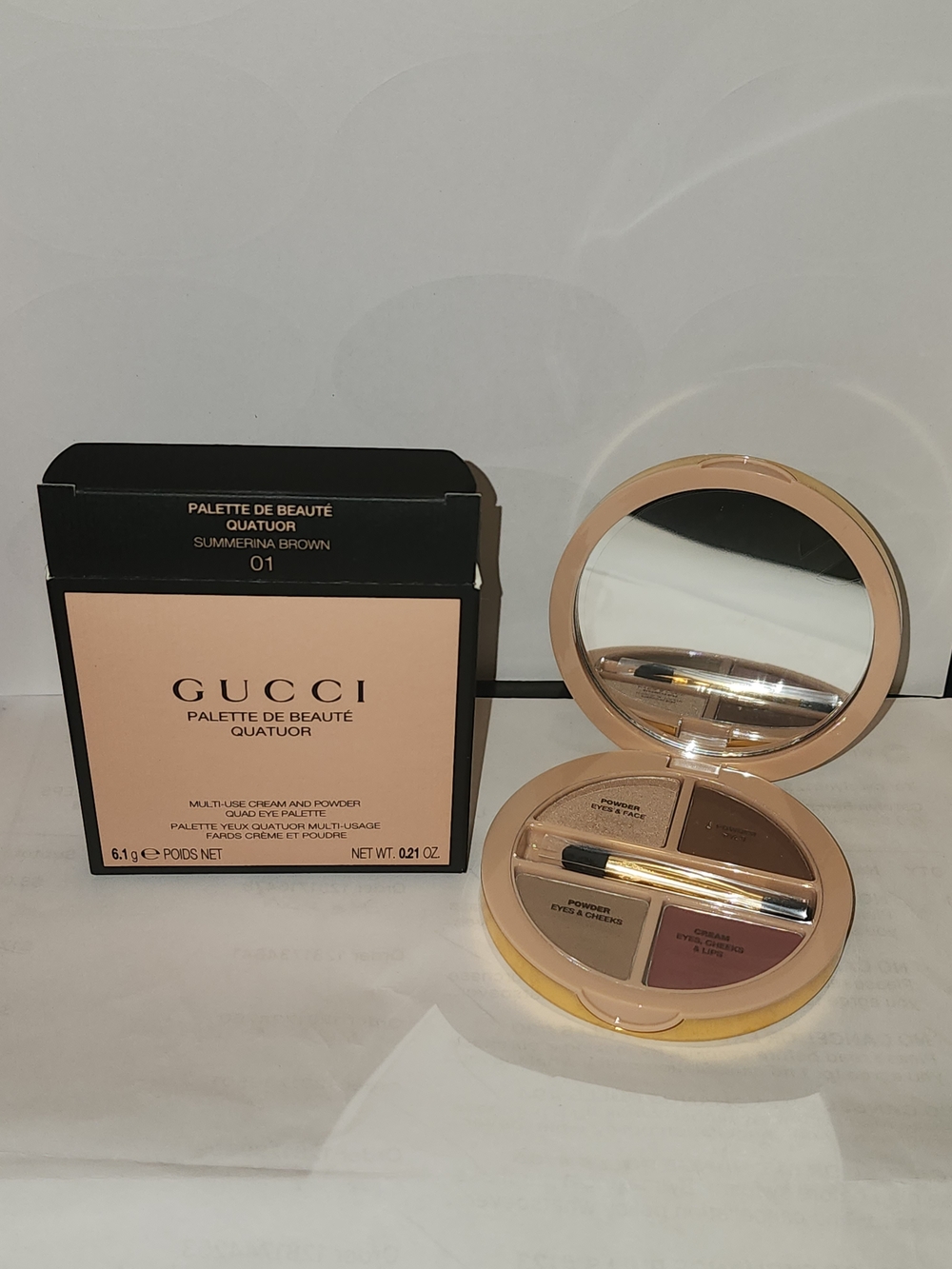 Gucci Palette de Beauté Quatuor Eyeshadow & Cream Palette - Summerina Brown 01